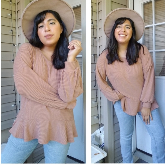 KEEPIN IT REAL TEAL BLUE TUNIC TOP - Picture 11 of 14